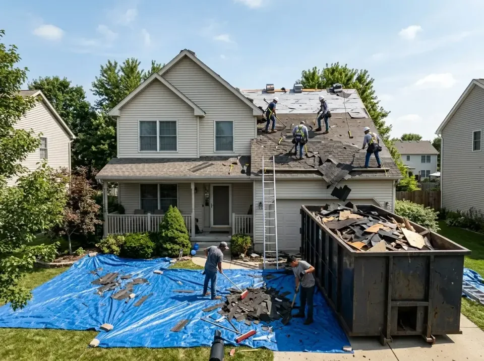 roof-replacement-debris-remova-004 — frequently asked questions, Cheapest Dumpster Rentals in Eglin AFB, FL